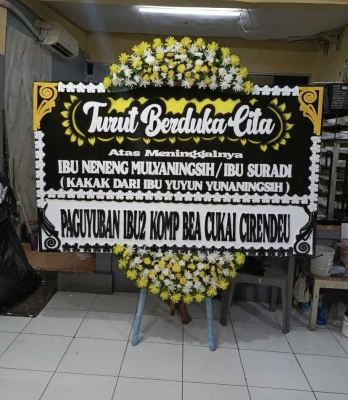 Papan Bunga di Kedaung Pamulang